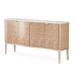 Michael Amini Malibu Crest 74.5" Sideboard Wood in Pink | 39.25 H x 74.5 W x 19 D in | Wayfair N9007007-131