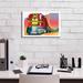 Trinx Epic Graffiti 'Santa Fe' By David Chestnutt, Gicle Santa Fe On Canvas by David Chestnutt Print Canvas in Red | 12 H x 18 W x 0.75 D in | Wayfair