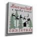 The Holiday Aisle® Manders Have Yourself A Merry Little Christmas by Cindy Jacobs Canvas in Gray | 26 H x 26 W x 1.5 D in | Wayfair