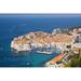 Longshore Tides Elosie Aerial View Of Dubrovnik by Tramont_Ana Canvas in Blue/Brown | 12 H x 18 W x 1.25 D in | Wayfair