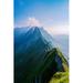 Loon Peak® Becket Schaefler Peak On Canvas by Fokkebok Photograph Canvas in Blue/Green | 30 H x 20 W x 1.25 D in | Wayfair