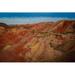 Loon Peak® Resaca Rainbow Mountains of China by Asphodelfilms - Wrapped Canvas Photograph Canvas in Brown | 8 H x 12 W x 1.25 D in | Wayfair