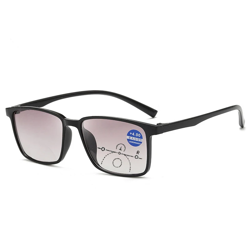 Intelligente multifokale progressive Lesebrille für Männer und Frauen, Nah- und Dual-Use-Brille mit automatischer Anpassung +100 +150 +200 Image
