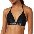 Calvin Klein Damen Triangel Bikini Oberteil ohne Bügel, Schwarz (Pvh Black), L