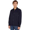 Tommy Hilfiger Herren Hemd Heavy Twill Solid Shirt Langarm, Blau (Desert Sky), M