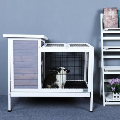 Multi-Purpose Cage and Hutch for Pigs, Rabbits, Bunnies, and Guinea Pigs with Convenient Pull-Out Tray