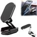 2023 New Alloy Folding Magnetic Car Phone Holder Multi-Functional Cell Phone Car Mount Strong Magnet 360Â° Rotation Foldable Desk Phone Cradle Foldable Magnetic Phone Mount for The Dashboard