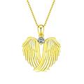 KIHOUT ClearanceAngel-wing S Necklace Angel-wing S Pendant Birthstone Necklace For Women Jewelry