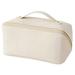 Cosmetic Bag for Men and Women Cosmetic Bag for Hanging for Men and Women - Laundry Bag in Suitcase and Hand Luggage - Cosmetic Bag with Suitcase Handle White