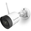 Pre-Owned Amcrest SmartHome 4MP Outdoor WiFi Camera Bullet 4MP Outdoor Security Camera 98ft Night Vision Built-in Mic 101Â° FOV 2.8mm Lens MicroSD Storage ASH42-W-V2 (White) (Good)