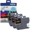 Brother LC4013PKS Original Standard Yield Inkjet Ink Cartridge - CMY - 3 / Pack - 200 Pages | Bundle of 2 Packs