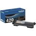 Brother Genuine TN420 Mono Laser Toner Cartridge - Laser - Monochrome Toner - Black - 1 Each | Bundle of 2 Each