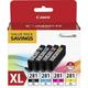 Canon CLI-281XL Original Inkjet Ink Cartridge - Value Pack - Multicolor - 4 / Pack - Inkjet - 4 / Pack | Bundle of 2 Packs