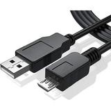 Guy-Tech Micro USB 2.0 Data Cable Cord Compatible with Western Digital WD My Passport Essential SE 1TB External Hard Drive