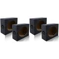 4x Style 6 x 9 Inch Car Audio Speaker Box Enclosures 4 Speakers