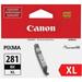 Canon CLI-281XL Original Inkjet Ink Cartridge - Black - 1 Each - Inkjet - 1 Each | Bundle of 2 Each