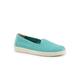 Women's Adelina Flat by Trotters in Aqua Blue (Size 8 1/2 M)