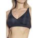 Plus Size Women's Butterknit Bra With Adjustable Straps Bra by Rhonda Shear in Black (Size 1X)