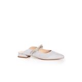 WIDE FIT Strappy Point Mule - grey