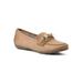 Wide Width Women's Gainful Loafer by Cliffs in Natural Suede (Size 8 W)