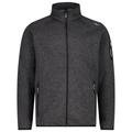 CMP - Jacket Jacquard Knitted 3H60747N - Fleecejacke Gr 56 grau