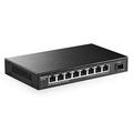 MokerLink 8 Port 2.5G Ethernet Switch with 10G SFP, 8 x 2.5G Base-T Ports Compatible with 10/100/1000Mbps, Metal Unmanaged Desktop|Wallmount Fanless Network Switch