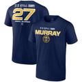 Men's Fanatics Branded Jamal Murray Navy Denver Nuggets 2023 NBA Finals Champions Dunk Name & Number T-Shirt