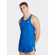 adidas Men's Own The Run Singlet Running Vest - Blue, Blue, Size S, Men