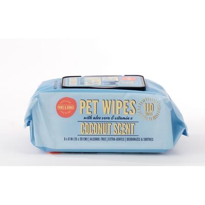 110pc Extra gentle pet wipes with aloe & vitamin e...