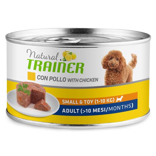 24 x 150 g Natural Trainer Small & Toy Adult Huhn Nassfutter Hund