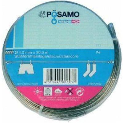 Posamo - pösamo Drahtseil-Universalleine PVC-umm. 4 mm x 30 m