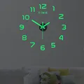 3D Luminous Wanduhr Kreative DIY Uhr Acryl Wand Aufkleber Wohnzimmer Quarz Nadel Horloge Wohnkultur