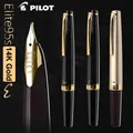 Japan PILOT Fountain Pen 14K Gold Nib 95s Elite 95th Anniversary Engraved Pocket Design Portable