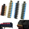 Tactical 6/9 Rounds Ammo Pouch 12/20GA Cartridge Shotgun Buttstock Shell Holder Magic Hook&Loop