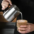 Stainless Steel Milk Frothing Pitcher Espresso Steaming Coffee Barista Latte Frother Cup Cappuccino