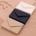 20PCS Classical White Black Kraft Blank Mini Paper Window Envelopes Wedding Invitation Envelope Gift