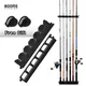 Booms Fishing WV2 Vertical 6-Rod Rack Fishing Pole Holder Rod Holders Wall Mount Modular for Garage