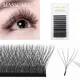 MASSCAKU W Shape Lashes Soft Clover 3D4D5D Mink Lashes Extensions 0.07 C/D Curl Make-up For Women