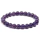 Natural Amethyst Bracelet Women Couple Natural Stone Bracelet Purple Quartz Bracelets 6 8 10mm Bead