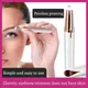 Electric Eyebrow Trimmer Eyebrow Trimmer Trimmer Battery Model No Skin Damage Lipstick Shaped