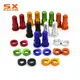 Motorcycle CNC Rim Lock Covers Nuts Washers Security Bolts For KTM EXC SX XC SXF YZ YZF WR WRF DRZ
