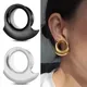 Doearko 2PCS Classy Ear Plugs Tunnels Stretcher Hollow Stainless Steel Gauges Expander 6mm-25mm Body