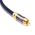 HIFI Digital Coaxial Audio/Video cable 1 Male to 1 Male Rca Cable Gold speaker cable Hifi