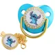 Disney Stitch Infant Pacifier Newborn Silicone Pacifier Shiny Baby Nipples BPA Free Baby Pacifier