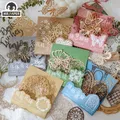 Mr.paper 6 Styles 10 Pcs/bag Vintage Butterfly Card Paper Creative Plant Flower Decoration DIY Hand