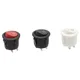 3Pcs 220V Round SPDT ON-OFF Rocker Switch KCD1-105 White Black Red AC 250V/6A 125V/10A Toggle Switch