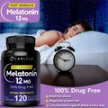 Melatonin 12 Mg Fast Dissolving | Drug Free | Natural Berry Flavor | Vegan Non-GMO Gluten Free for