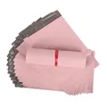 50pcs/Lots Pink Courier Bag Express Envelope Storage Bags Mail Bag Mailing Bags Self Seal Plastic