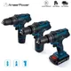 New Style 21V 16.8V 12V Electric Cordless Screwdriver 3 Functions Wireless Impact Drill Mini Lithium