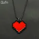 Fashion Necklaces Game Undertale Papyrus Sans Frisk Bravery LOVE Heart Necklace Pendant Link Chain